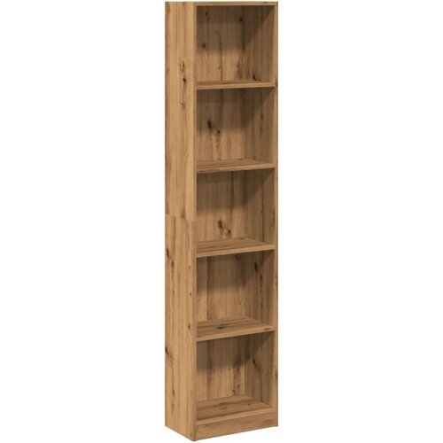 Maison Chic Knjižna omara - Knjižni regal hrast 40x24x176 cm inženirski les, (21723098) Cene