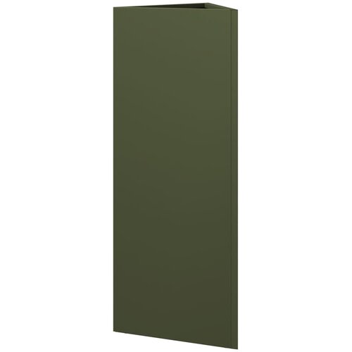  Vrtna sadilica maslinastozelena trokutasta 30x26x75 cm čelična Slike