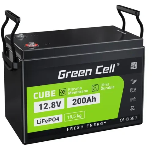 Baterija Green Cell LFP, 12.8V, 200Ah, 2560Wh Baterija Green Cell LFP, 12.8V, 200Ah, 2560Wh