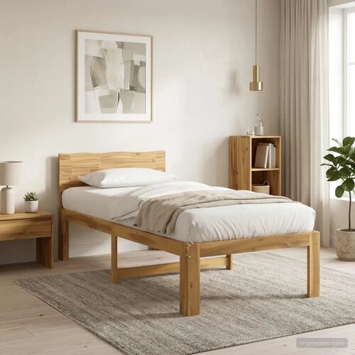  Krevet s uzglavljem ROSTOCK Bijela 100 x 200 cm - Bijela 100 x 200 cm Cijene