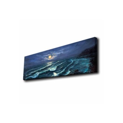 Wallity Slika na platnu sa LED osvetljenjem 30x90cm Slike