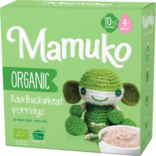 Mamuko Bio Organic Raw Buckwheat Porridge - 200 g Cene