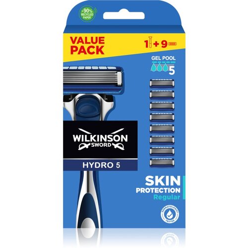 Wilkinson Sword Hydro5 Skin Protection Regular brivnik + nadomestne britvice Cene