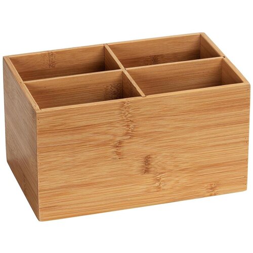 Wenko organizator od bambusa za kupaonicu s 4 pretinca Terra Slike