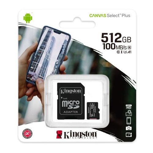 Kingston MicroSD 512GB Class10Canvas Select... Cijene