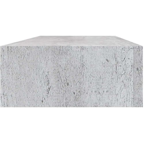VidaXL zidne police s ladicama 2 kom boja betona 60 x 23,5 x 10 cm MDF Slike