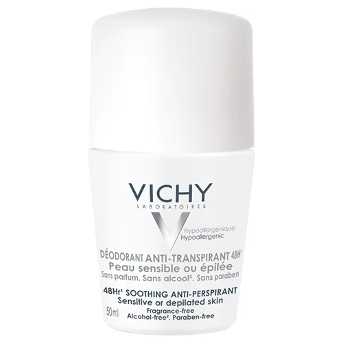 Vichy deodorant za zelo občutljivo in depilirano kožo, 48-urni
