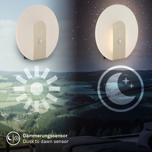 BRILONER 3889012 - punjivo led zidno svetlo sa senzorom taro LED/2,5W/5V 1800 mah matno Slike