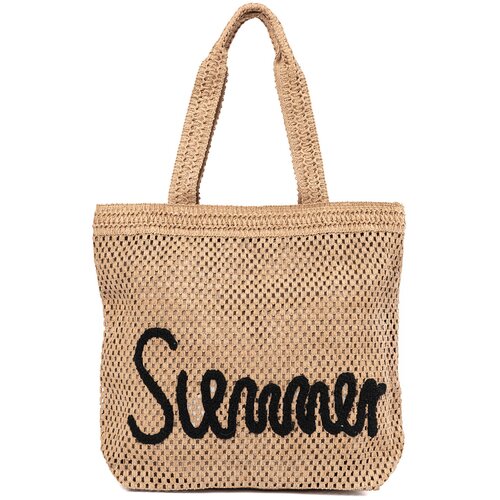 Shelvt Beige beach bag Cene