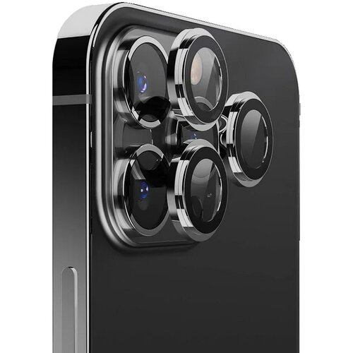 X-ONE safirno steklo za objektiv kamere Camera Armor Pro &amp;ndash; za iPhone 15 /15 Plus, srebrno Slike