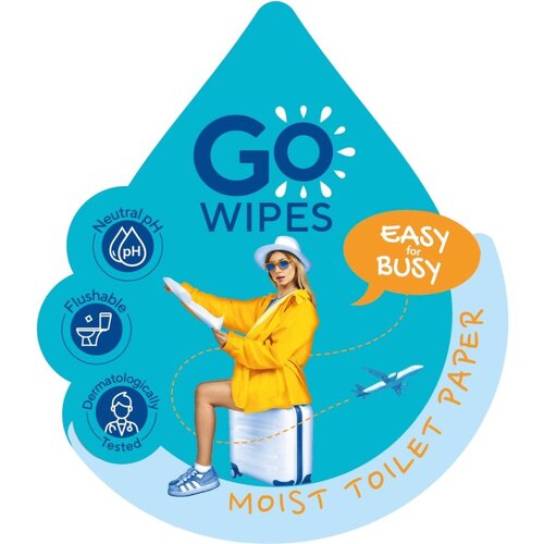 GOWipes Moist Toilet Paper vlažni toaletni papir 10 kom Slike