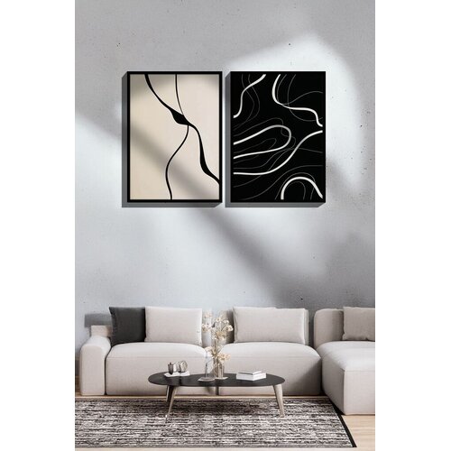 Wallity Uokvirena slika Ersy2Limodel10, 33x48 cm, 2 dijela Cijene