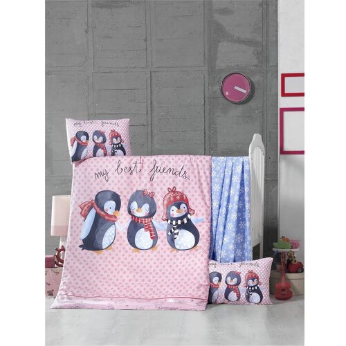 Colourful Cotton posteljina za bebe Best Friends , 100x150cm, Roze Slike
