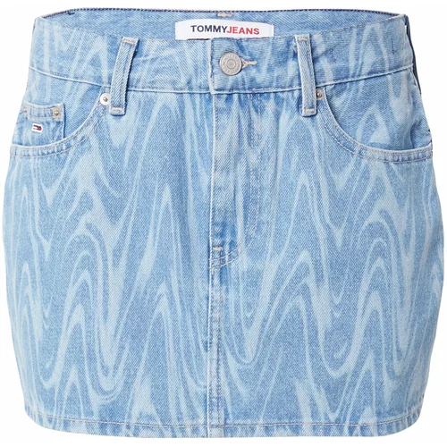 Tommy Jeans Suknja plavi traper / svijetloplava