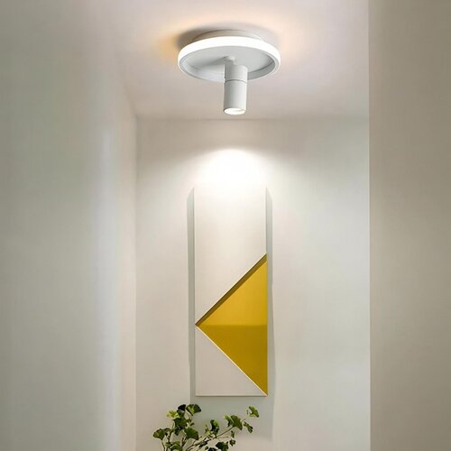 Vesta 477 plafonska svetiljka 12W+5W 3000K bela Slike