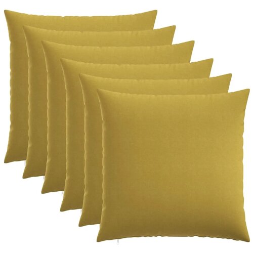  Presvlaka za jastuk 6 kom. HEERLEN Svijetlo zelena 60 x 60 cm - Svijetlo zelena 60 x 60 cm 6 Cijene