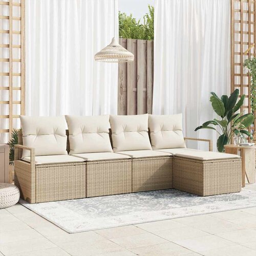  Set sofe 5 pcs Bež poliratan Cene