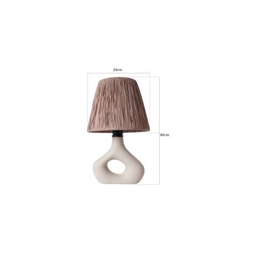 Opviq Stona lampa E27 Grlo, Bež Slike