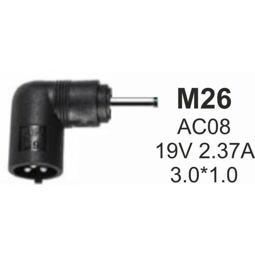 Gembird NPC-SA03 (M26) konektor za punjač 65W-19V-2.37A, 3.0x1.1mm (AC08) Slike