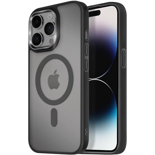 AVIZAR Ohišje MagSafe za iPhone 14 Pro Max Back Mat Frosted Obris, Črna, (5000011927) Cene