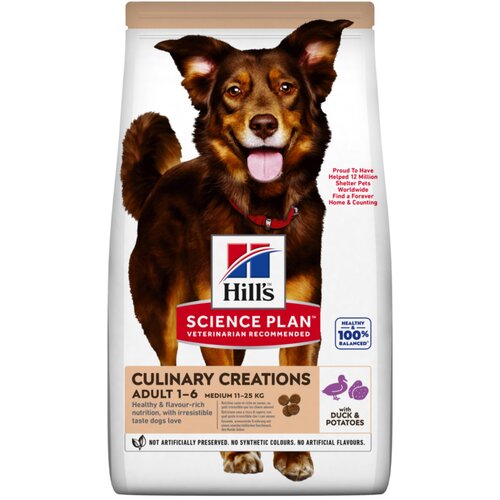Hill’s Science Plan Adult Culinary Creations Medium pačetina i krumpir - 2 x 14 kg Cijene
