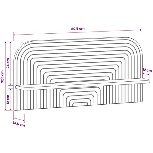  Zidna polica 2 kom. Staro drvo 80,5 x 13,5 x 37,5 cm Slike