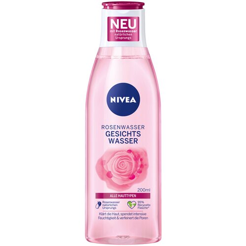 Nivea Rose Touch vlažilna voda za obraz 200 ml Slike