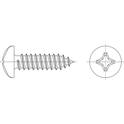  Vijak za lim 4.2x25 DIN 7981 ZN Cene