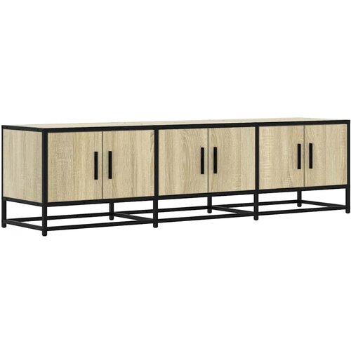 Maison Chic TV omarica - TV stojalo - Televizijska omarica sonoma hrast 150x35x41 cm inženirski les in kovina, (21701869) Cene