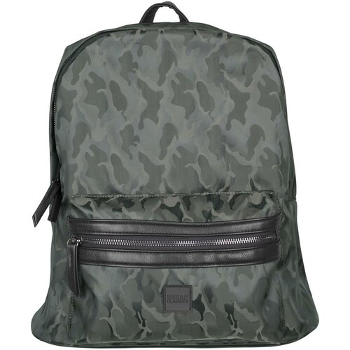 Urban Classics Accessoires camo jacquard backpack dark olive camo Cene