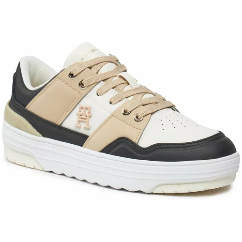 Tommy Hilfiger Superge Th Basket Sneaker Lo FW0FW07756 White Clay AES