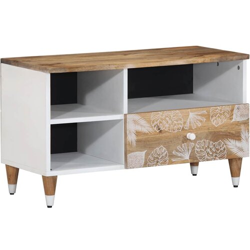 vidaXL TV ormarić 80x33,5x46 cm Puno drvo Mango Cijene