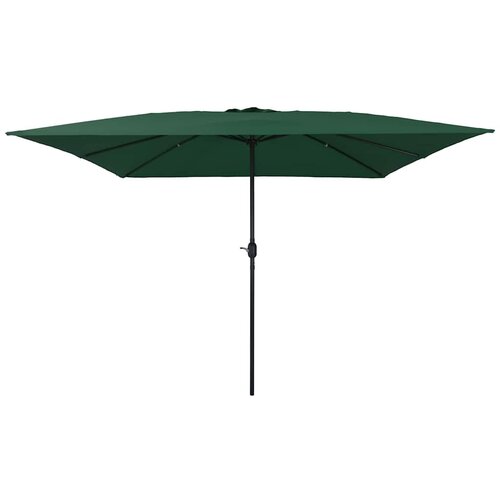  Vrtni suncobran Zelena 295 x 295 x 245 cm Poliester i čelik Slike