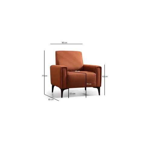 Atelier Del Sofa fotelja Horizon Tile Red Slike