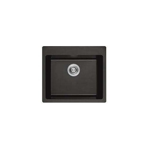 Inter Ceramic Sudopera usadna pravougaona 50x57x22,5 sifon11 cm granit crna+s1 Cene