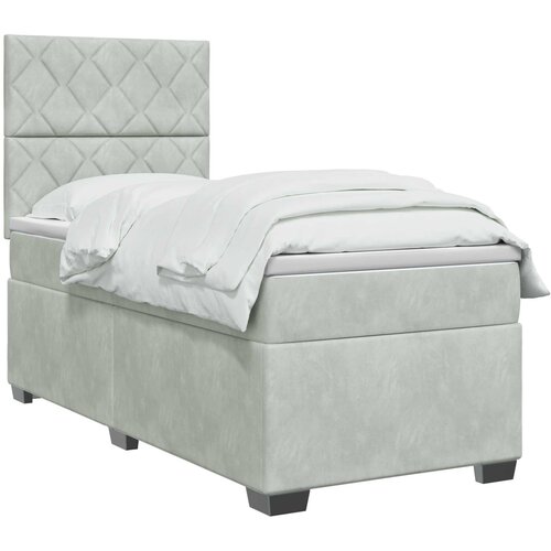  Boxspring krevet s madracem Svjetlosiva Jjedan Bar&amp;scaron;un Slike