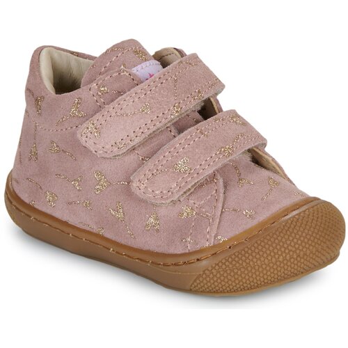 Naturino Visoke superge COCOON VL SUEDE GLITTER FLOWER Rožnata Slike