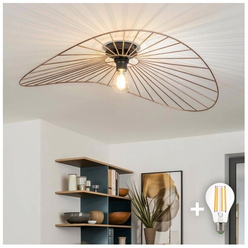 Brilagi - LED plafonski luster CERIA WIRE 1xE27/40W/230V 60x80 cm bronza Cene
