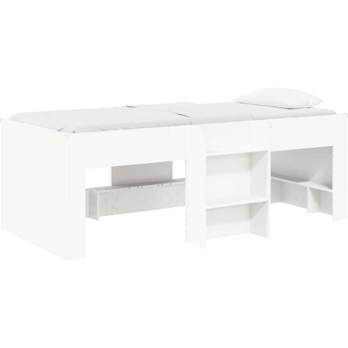  Kreveta za visoko spavanje djece 2 pcs Bijela 90 x 200 cm - Bijela 90 x 200 cm Cijene