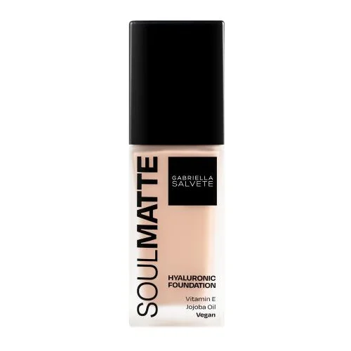 Gabriella Salvete Soulmatte Hyaluronic Foundation hidratantni i matirajući make up 30 ml nijansa 01N Porcelain Neutral