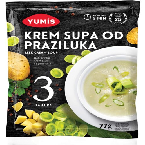 Yumis krem supa od praziluka 77g Slike