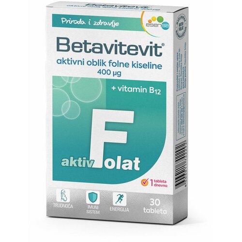 Esensa Betavitevit Folna 400 sa vitaminom B12 30 tableta Slike