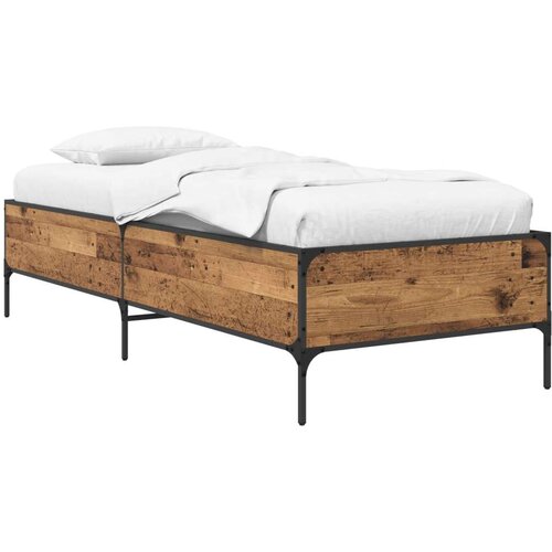  Okvir za krevet Staro drvo 80 x 200 cm Konstruirano drvo - Staro drvo Cijene