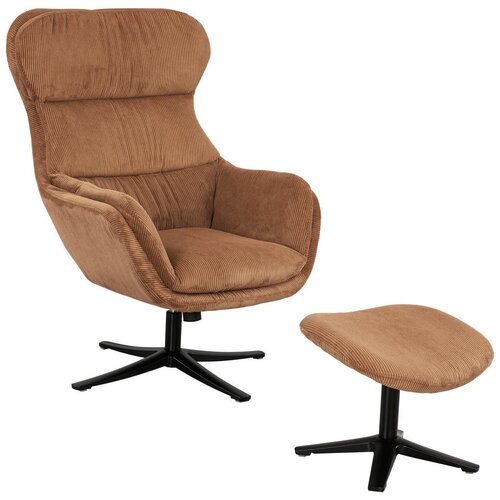 Modern Living Set S Foteljem Tabbe, Oranžna, Žamet Cene