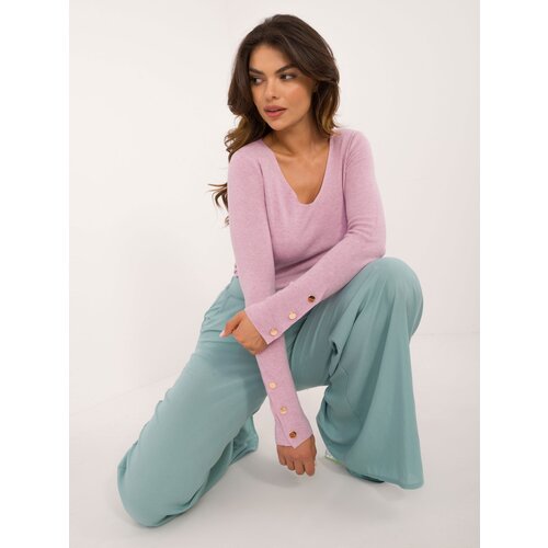 Wool Fashion Italia Sweater-AT-SW-2334.49-Light Purple Cene