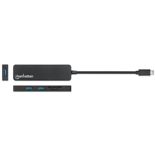  USB-C HUB 3 porta 164948 3.2 G1/5Gbps/CR/Crna Slike