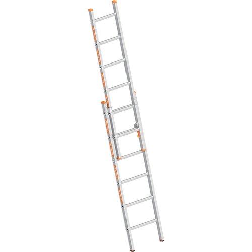 Layher Aluminijasta pomična lestev, 2-delna, izvlečna, 2 x 6 klinov Cene