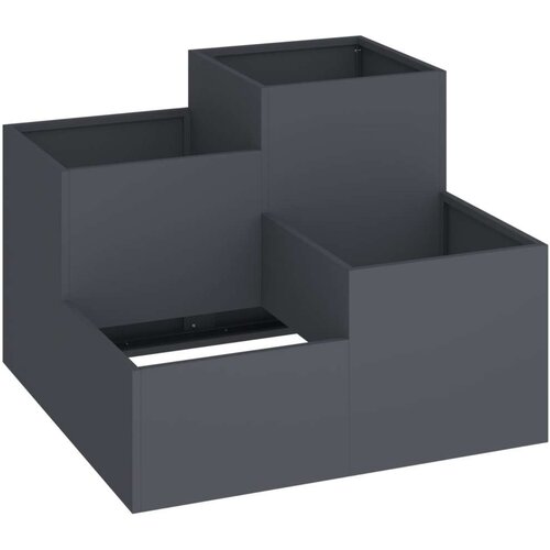 vidaXL Vrtna sadilica Antracit Plastika 100 x 100 x 60 cm Sadilice Cene