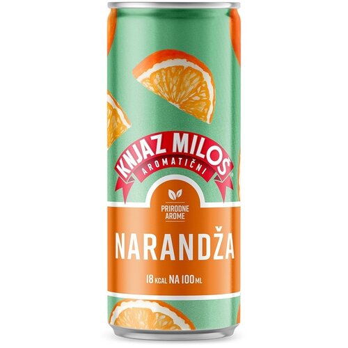 Knjaz Miloš voda gazirana aromatizovana narandža 0,33L Cene