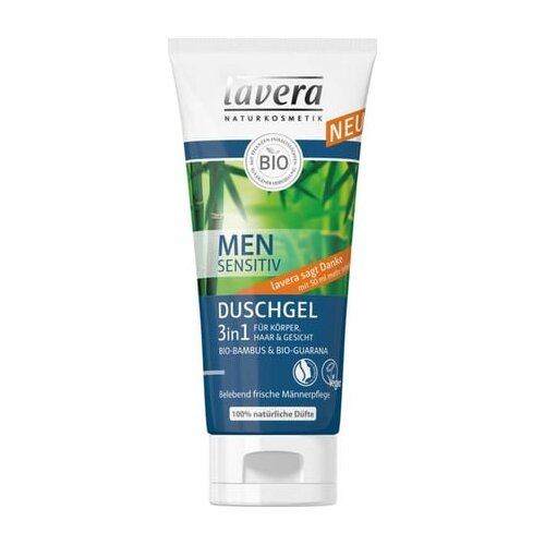 Lavera MEN SENSITIV 3u1 gel za tuširanje za muškarce 200ml Cene